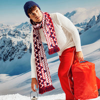 Peaks + Valleys Oversized Knit Scarf