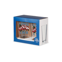 Hub Love LHR Pint Glasses - Set of 2