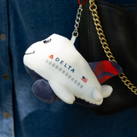 Plane Plush Keychain