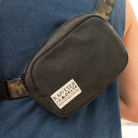 Augusta Belt Bag - Black Wash Canvas