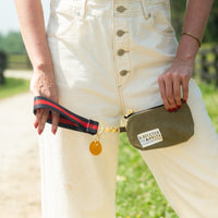 Wristlet Keychain with Delta Plane Charm