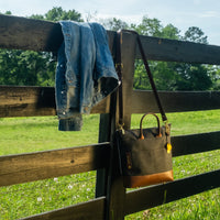 Otto Tote with Delta Plane Charm and Guitar Strap