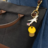 Otto Tote with Delta Plane Charm and Guitar Strap