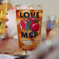 Hub Love MSP Pint Glasses - Set of 2