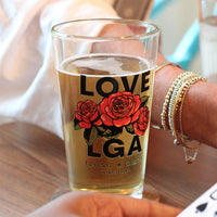 Hub Love LGA Pint Glasses - Set of 2