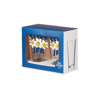 Hub Love JFK Pint Glasses - Set of 2