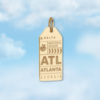 Atlanta ATL Luggage Tag Charm