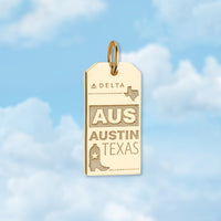 Austin AUS Luggage Tag Charm