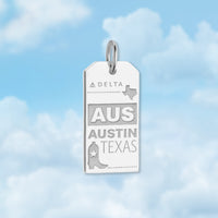 Austin AUS Luggage Tag Charm