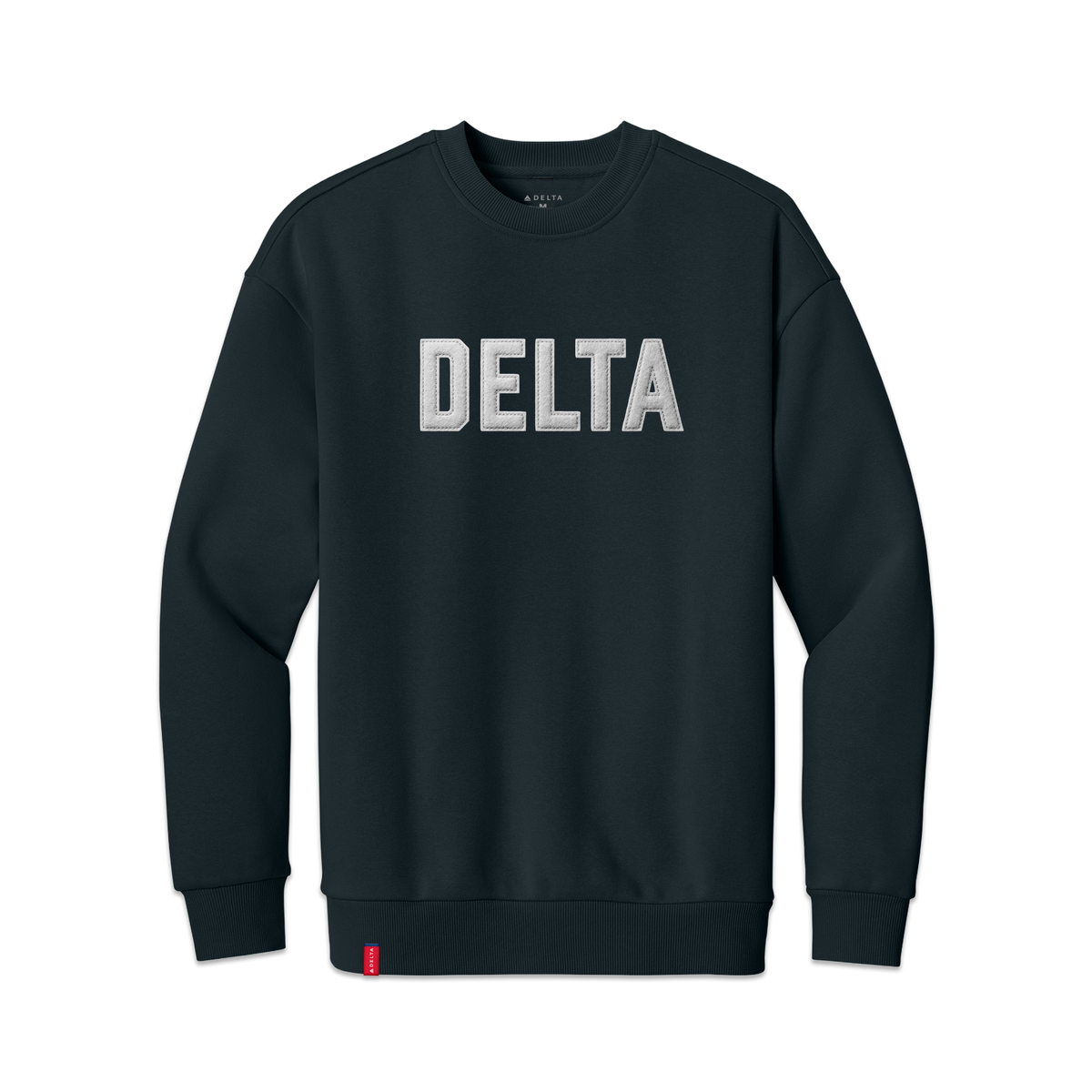 Crewneck with Felt Letters