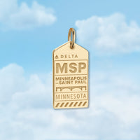Minneapolis MSP Luggage Tag Charm
