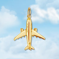 Delta Plane Charm Two-Tone