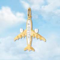 Delta Plane Charm Two-Tone