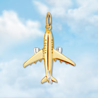 Delta Plane Charm Two-Tone