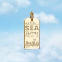 Seattle SEA Luggage Tag Charm