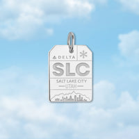 Salt Lake City SLC Luggage Tag Charm