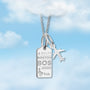 Boston BOS Mini Tag Charm Necklace