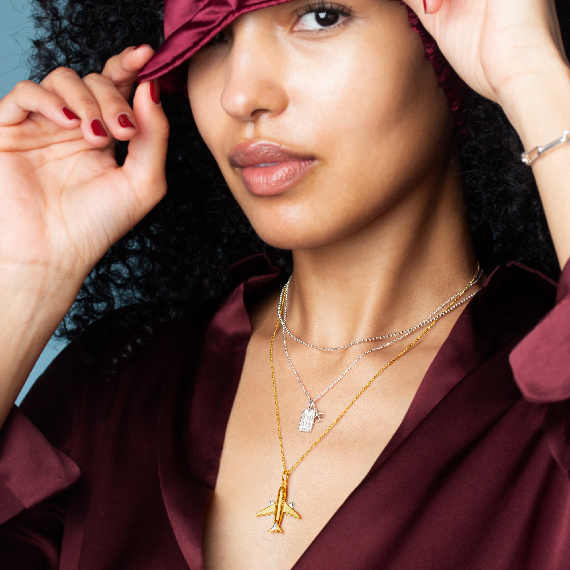 Delta Plane Charm Two-Tone