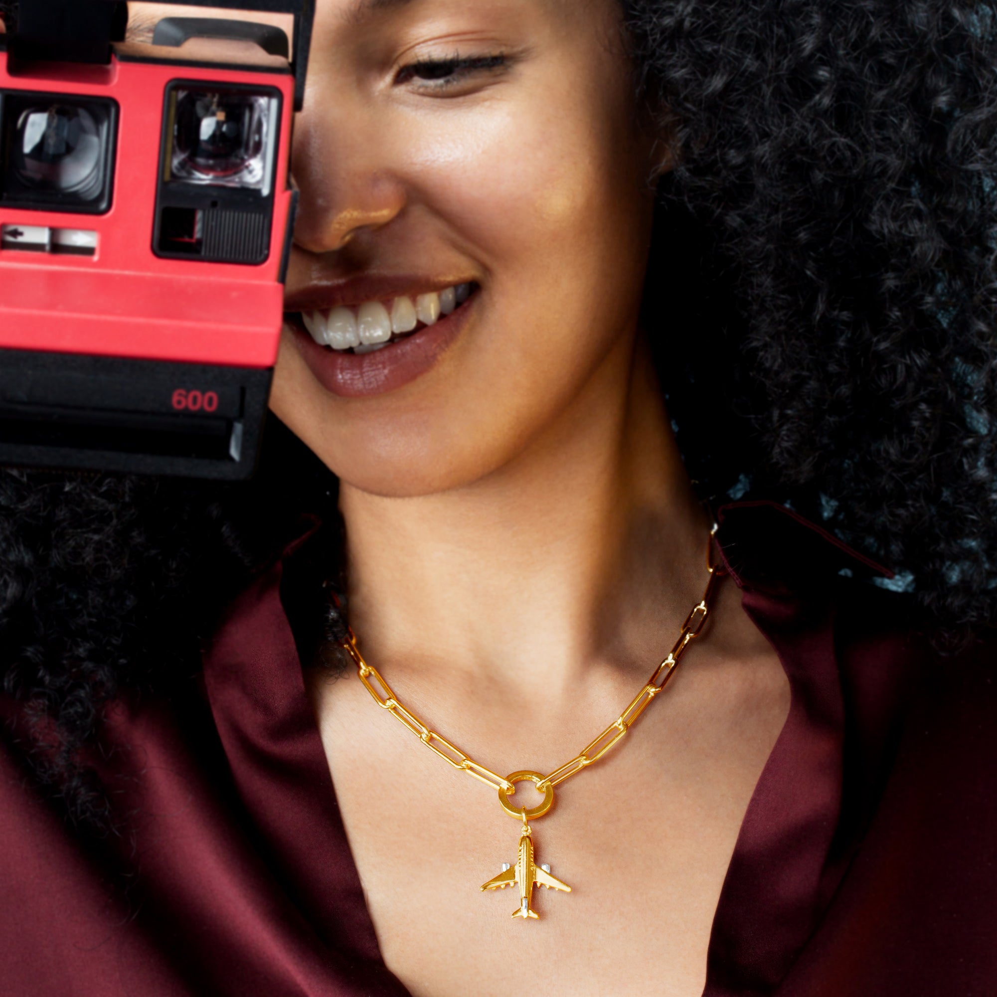 Delta Plane Charm Two-Tone