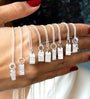 Mini Luggage Tag Charm Necklaces