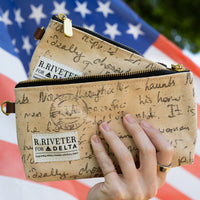 Lucy Zipper Pouch - Letters from Home