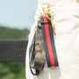 Wristlet Keychain with Delta Plane Charm
